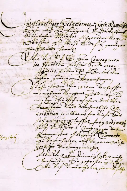 scharzburger bitte an Kaiser 1627 800