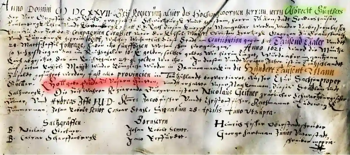 schrift 1627 turmknopf 2018