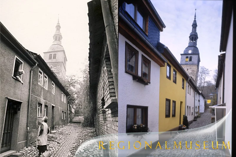 schwedengasse1970er heute