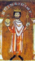 Heinrich IV im Evangeliar von St Emmeram detail120x208
